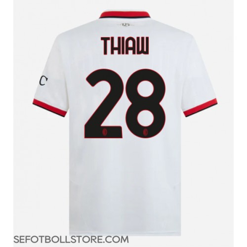 AC Milan Malick Thiaw #28 Replika Bortatröja 2024-25 Kortärmad